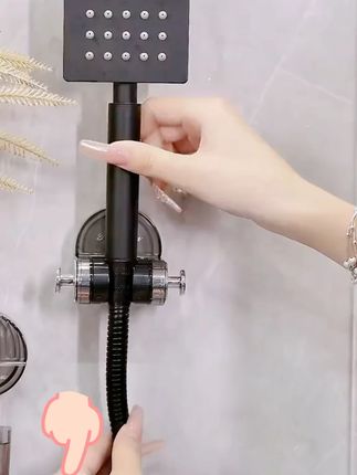 多留一点时间给自己,让自己轻松点#浴室好物  #花洒  #花洒支架 家用吸盘式花洒支架座免打孔壁挂淋浴室喷头固定洗澡神器可调节#日用百货  #淋浴花洒  #夏天必备神器 #好物种草 #浴室好物