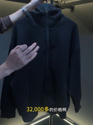 时尚个性纯色连帽拉链开衫卫衣外套百搭#慵懒风穿搭 #时尚单品 #品质男装#高级感穿搭#穿出高级感