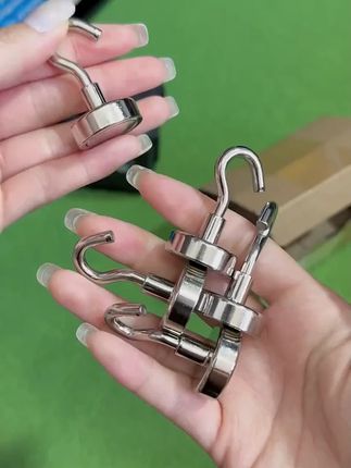 强磁磁吸无痕挂钩厨房家用免打孔磁性衣钩学生宿舍免粘磁吸钩子#无痕挂钩 #无痕挂钩免打孔 #无痕挂钩推荐 #无痕挂钩神器#厨房挂钩