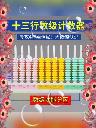 #四年级数学学具 #13行计数器 #认识大数 #磁性几何 #计算器 四年级数学学具套装13行计数器认识大数教具磁性几何图形计算器
