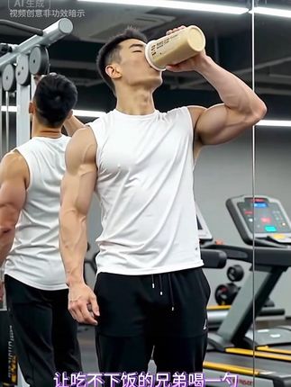 每一口都不白喝,瘦子健身进步全靠它 #补剂 #健身 #hot增肌粉
