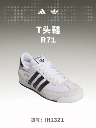 R71 百搭T头鞋 复古时尚 #阿迪达斯#T头鞋 #阿迪达斯鞋子 #心动三条纹 #好鞋推荐