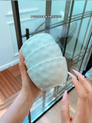 芬利兰10个装釉下彩石纹陶瓷米饭碗,实用又好看! #10个装 #家用碗 #芬利兰碗好物 #芬利兰碗具 #米饭碗