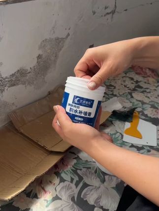 艺术笨鸟修复补墙膏室内涂鸦污渍环保白色墙皮脱落防水修补乳胶漆#补墙膏 #墙面修复 #涂鸦污渍处理 #墙皮脱落修补 #环保补墙