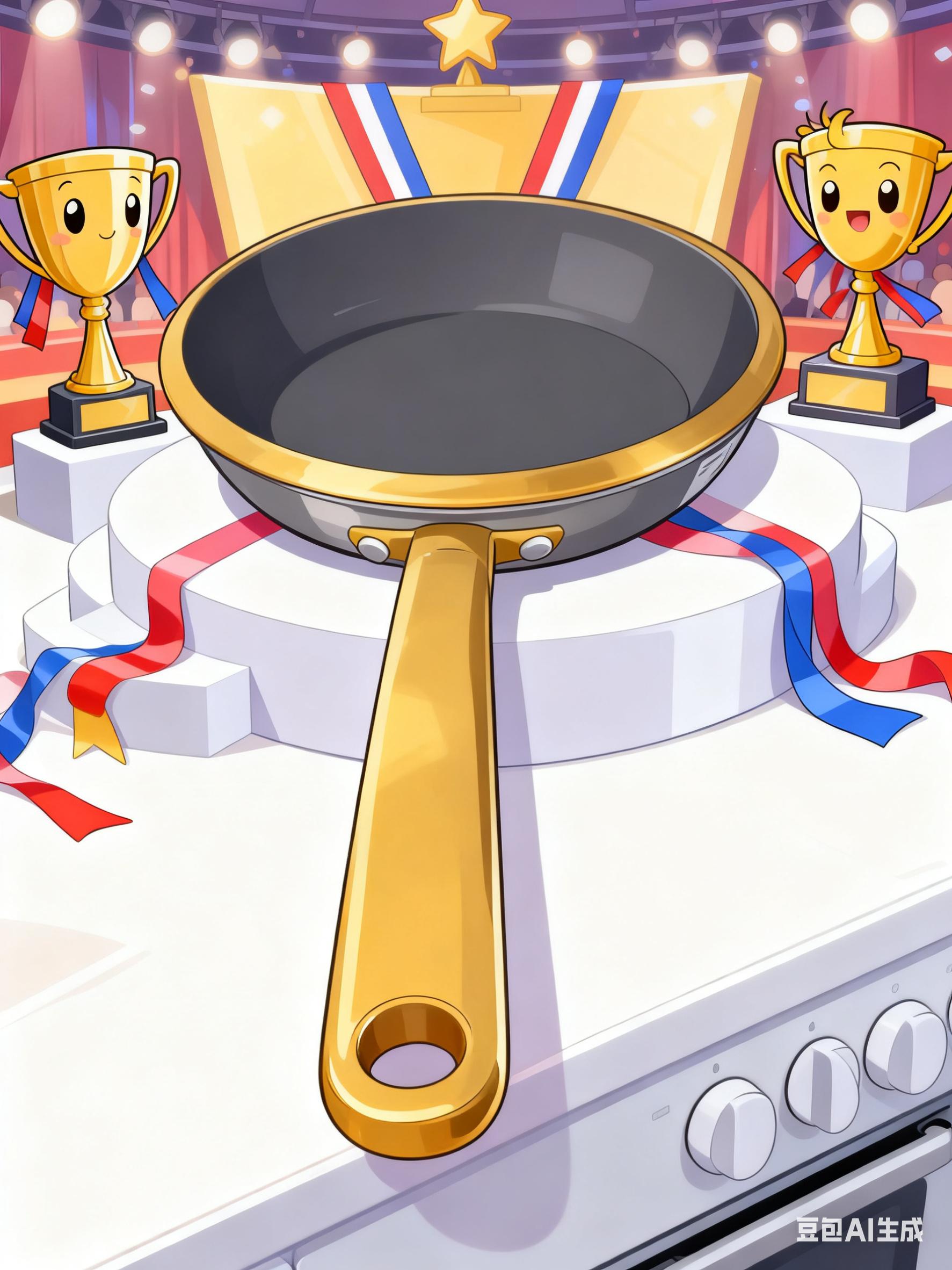 德国三头鹰无涂层钛锅不粘锅电磁炉燃气纯钛炒锅多功能家用炒菜锅