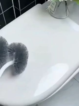 马桶刷家用卫生间清洁刷翘头多功能挂墙式浴室毛刷子#马桶刷 #卫生间清洁 #多功能 #挂墙式 #家居好物