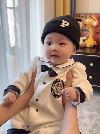 婴儿连体衣春秋季外套男女宝宝春装外出服新生儿衣服网红哈衣爬服#春秋婴儿服 #连体衣 #宝宝外出服 #网红哈衣 #新生儿衣服