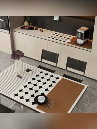 轻奢高级感餐边柜桌垫电视柜台面保护垫防水免洗鞋柜酒柜桌面垫子