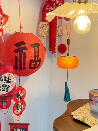 中秋氛围感密码!把团圆喜庆都点亮啦🥮 #阿楹家饰 #柿子灯 #中秋节 #礼物推荐 #灯笼