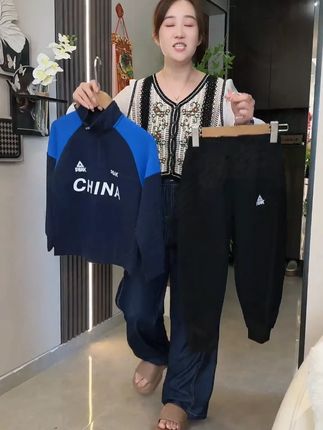 #匹克 儿童新款运动套装穿着太舒服帅气了#潮童穿搭 #品牌童装 #男童穿搭 #运动套装穿搭