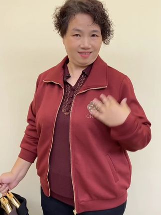 #秋季妈妈装 #洋气妈妈装 #时尚妈妈装 #面料柔软舒适 #遮肉显瘦遮肉减龄