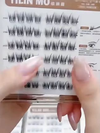 【美1姐推荐】 自然浓密免胶款假睫毛 多层次柔软 上手超软拍一发二#假睫毛 #眼睫毛#睫毛 #免胶 #假睫毛推荐