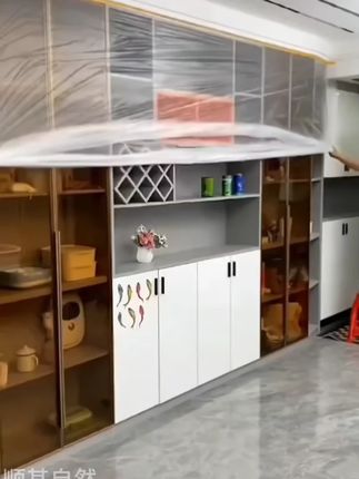 一次性塑料防尘膜保护遮盖防尘便捷出租房宿舍装修自防尘膜#防尘膜 #一次性塑料膜 #出租房好物 #宿舍用品 #装修防尘