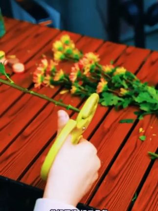这么一个东西代替了剪刀和打刺钳两样东西,真方便#打刺钳 #花艺师剪刀 #花艺剪刀 #剪刀 #好物分享