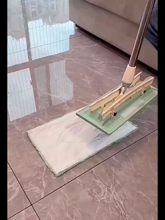 夹布平板拖把,家里的抹布旧衣服也可以夹,拖把杆可调节高度,打扫高处就很方便 #平板拖把 #夹布拖把 #拖地 #家务好帮手