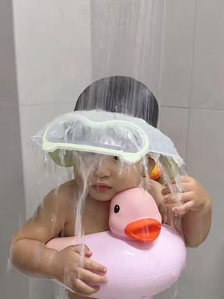 现在每天都要给娃洗头洗澡,一定要选这种滴水不漏又好用的 #洗头帽 主打宝宝开心妈妈 #儿童洗发帽 #宝宝洗头