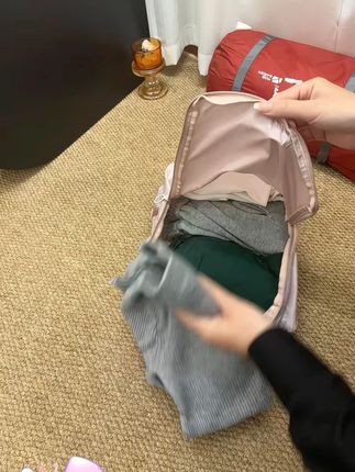 【六件套】旅行收纳袋衣服压缩行李箱整理袋分装袋内衣旅游出差袋子#旅行收纳袋 #衣服压缩袋 #行李箱整理袋 #收纳袋六件套 #旅游出差用品