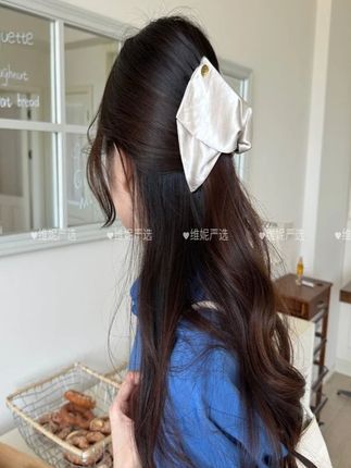 法式2025新款缎面三角抓夹高级感百搭后脑勺发夹网红扎发鲨鱼夹#头饰发饰 #抓夹 #美出高级感 #手残党也能学会的发型 #扎发教程