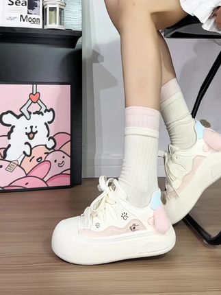 没人能拒绝一双可爱小狗鞋~#好穿又好搭 #女鞋 #萝莉 #新鞋到了