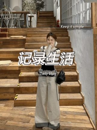 韩系少女感蕾丝荷叶边显瘦假两件t恤上衣裤子套装22597# 韩系少女感蕾丝荷叶边显瘦假两件t恤上衣裤子套装22597#秋季穿搭 #内搭 #内搭外穿都好看 #打底衫 #长袖