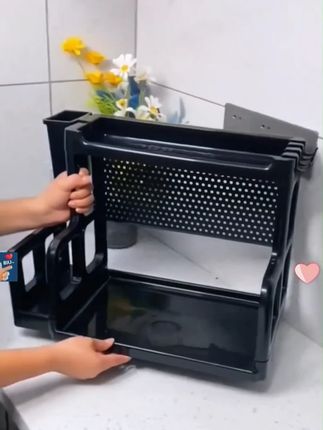 塑料调料架厨房置物架家用多收纳架多层刀架台面收纳储物架架子#好物推荐🔥 #厨房置物架 #生活好帮手 #厨房好物 #好物推荐分享