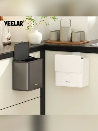 厨房挂式垃圾桶不锈钢家用壁挂橱柜门卫生间免打孔厨余收纳 #垃圾桶 #厨房垃圾桶 #壁挂垃圾桶 #挂式垃圾桶 #不锈钢垃圾桶