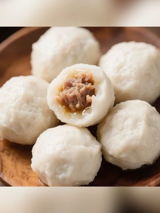丸大厨【深海石斑鱼丸】海捕石斑手工包心鱼丸160g新鲜鱼肉手工制作