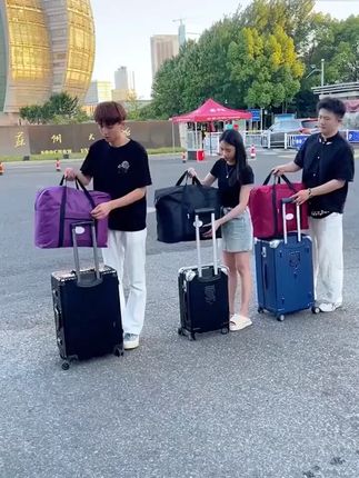开学装被子搬家打包袋 特大容量棉被被子换季衣服收纳加厚袋子大号行李袋搬家#收纳整理 #开学必备 #收纳袋 #可以挂在行李箱上的收纳包  #大容量收纳袋推荐
