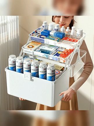 家里备一个这样的药箱,再也不用担心乱放找不到药了~  #药箱收纳盒  #收纳整理  #收纳箱  #居家小药箱  #药箱