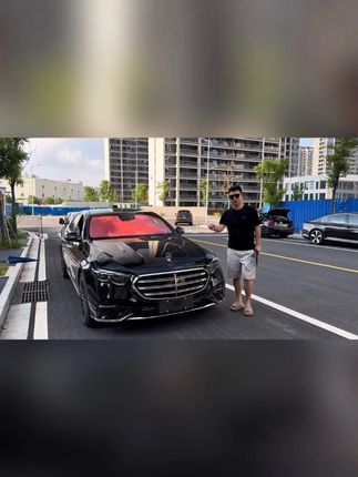 24款奔驰E300L汽车牌照框GLC300LC260LS汽车改装车内装饰用品大全#汽车改装 #奔驰内饰 #牌照框 #车内装饰 #汽车用品