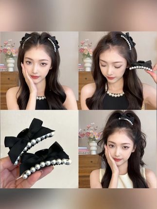 赫本复古风~公主头蝴蝶结抓夹女刘海夹小号发量少刘海小夹子#头夹 #小夹子 #发夹 #发夹发饰 #发夹头饰推荐