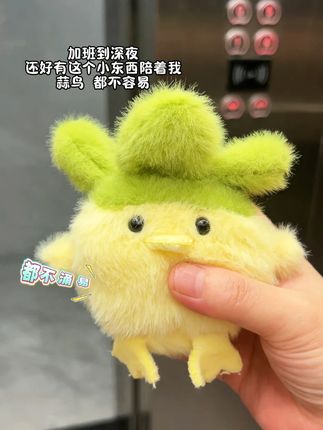 好暖心的蒜鸟发声挂件,小东西还挺解压#挂件 #解压玩具 #蒜鸟 #礼物 #毛绒玩具