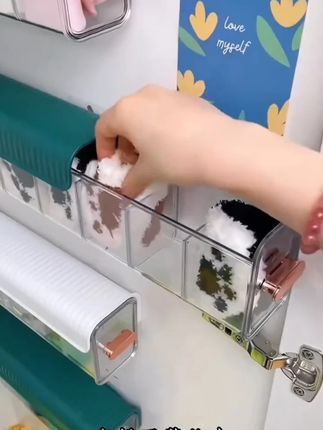 内衣内裤收纳盒壁挂式袜子整理盒衣柜抽屉收纳贴身衣物神器三合一