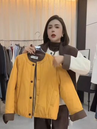 #秋冬新款 #女装 #棉服外套 #保暖显瘦又好看 #休闲时尚百搭气质
