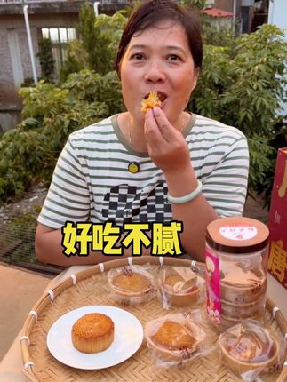 有没有不腻的月饼? 今年做了一款单黄冬翅月饼,吃着清爽不腻,可以试试哦#冬翅月饼 #中秋月饼 #传统美食