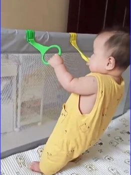 家里有床围栏的这个#吊环 你就一定要给他买一个,可以锻炼宝宝臂力,而且贼便宜#母婴好物#床围栏拉环#拉环#宝宝扶站