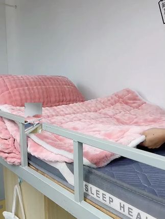 新款泡泡牛奶绒床笠,加绒加厚更保暖,冬天一床就够了 #床笠 #牛奶绒床笠 #学生宿舍 #加厚保暖