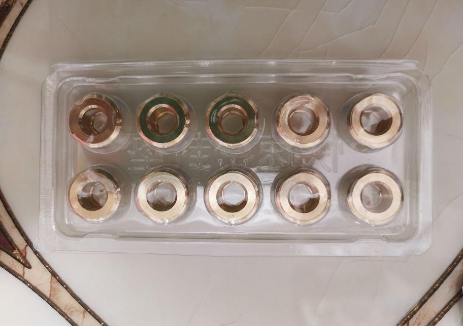 黄铜芯密封垫片角阀水龙头四分快速安装防漏卫生间硅胶垫圈
