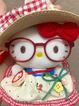 正版hellokitty送礼优选情侣闺蜜款可爱包包挂件车载挂饰#毛绒玩具 #钩织玩偶钥匙挂件成品