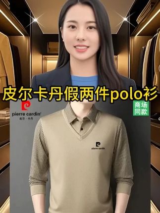 #专柜品质 #男士polo衫 #商务休闲 #高级polo衫 #男士假两件