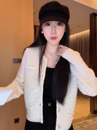 重工单排扣长袖开衫外套 #大李Dali#轻奢女装#显瘦遮肉#时髦精#开衫外套