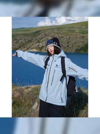 美洲户外 科技新款三合一户外运动风衣情侣户外登山防水连帽防风 #冲锋衣 #爬山冲锋衣 #冲锋衣男女同款 #户外冲锋衣 #冲锋衣三合一