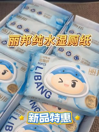 普通湿厕纸的价格,薅到了一箱丽邦又大又厚湿厕纸的羊毛!#湿厕纸#丽邦湿厕纸#湿厕纸推荐#超便宜超划算