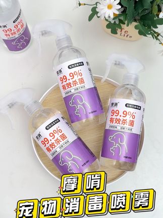 宠物用品藏细菌?摩啃消毒液来搞定!生物酶温和消毒,食盆、玩具喷一喷,细菌无处躲。不损伤物品,母婴级安全,养宠家庭必备,消毒无负担!# 摩啃消毒