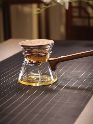 侧把磁吸飘逸壶#茶水分离杯 #泡茶壶 #冲茶器 #功夫茶具 #茶具好物推荐