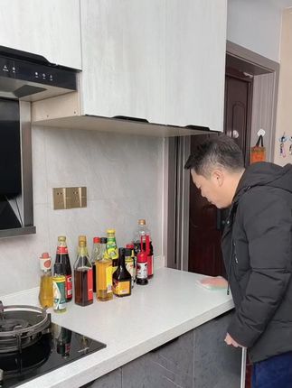 厨房旋转调料置物架,多功能可旋转收纳架子轻奢调味盘 #好物推荐 #厨房好物