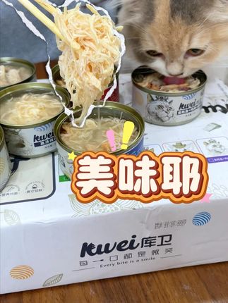 天然鱼油猫罐头,只有鲜肉和水没添加剂,小猫长肉美毛还不挑食,多种口味都爱炫,库卫家大厂品质快来薅吧~#库卫 #库卫猫罐头 #猫咪罐头 #萌宠好物 #猫咪好物