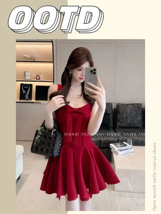 夏日穿搭小心机 这组连衣裙直接复刻‘女王衣橱’!吊带、抹胸设计,适配剧里华丽名场面,红粉白黑四色, 像女主不同人生阶段的心境,穿上氛围拉满#夏季新款 #连衣裙 #约会穿搭 #穿出高级感 #时髦精