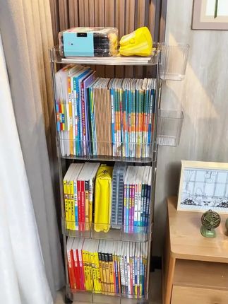 书本挡板亚克力移动桌边书架大间距书桌置物架多层收纳架#书桌置物架 #书本挡板亚克 #书桌置物架多层 #书桌置物架推荐 #书桌置物架办公室