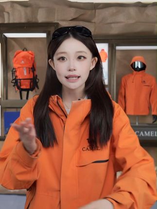 冲锋衣女款爆款2025三合一流光风防风防水#户外穿搭 #防晒衣 #夹克外套 #潮牌 #潮童穿搭
